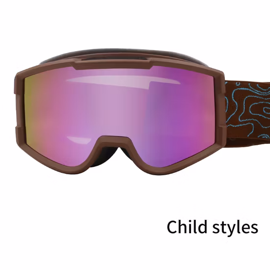 유아용 안티 안개 안티 UV 어린이 스키 스노우 고글(3